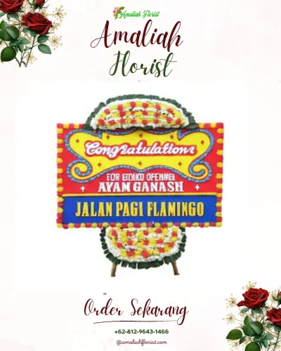 Bunga Papan Congratulation di Pocanan
